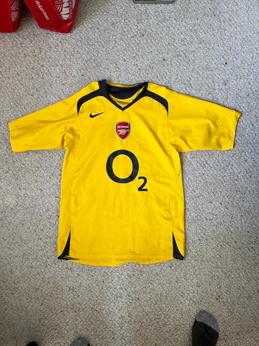 2006-07 Nike Arsenal Away Jersey Size Small